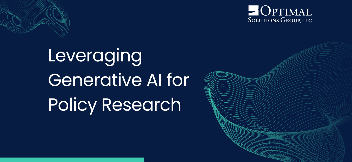 Leveraging Generative AI for Policy Research